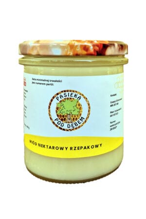 Miód nektarowy rzepakowy 450g
